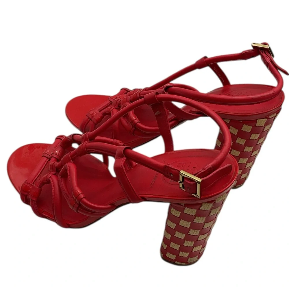Tory Burch‎ Lacey Red Women's Sandals size 10